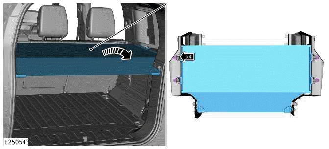 Left Loadspace Trim Panel - 110, Vehicles With: 5 Seats